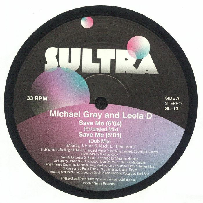Michael Gray Featuring Leela D / Tatiana Owens - Save Me