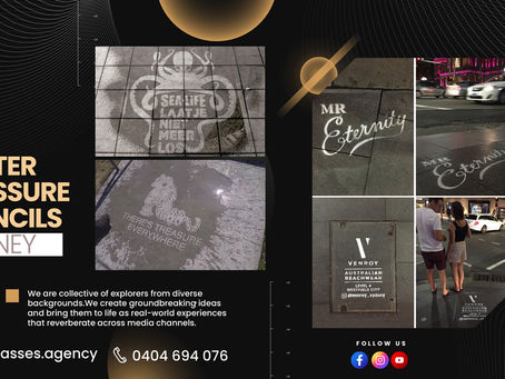 Making A Splash: How Water Pressure Stencils Are Revolutionising Outdoor Advertising