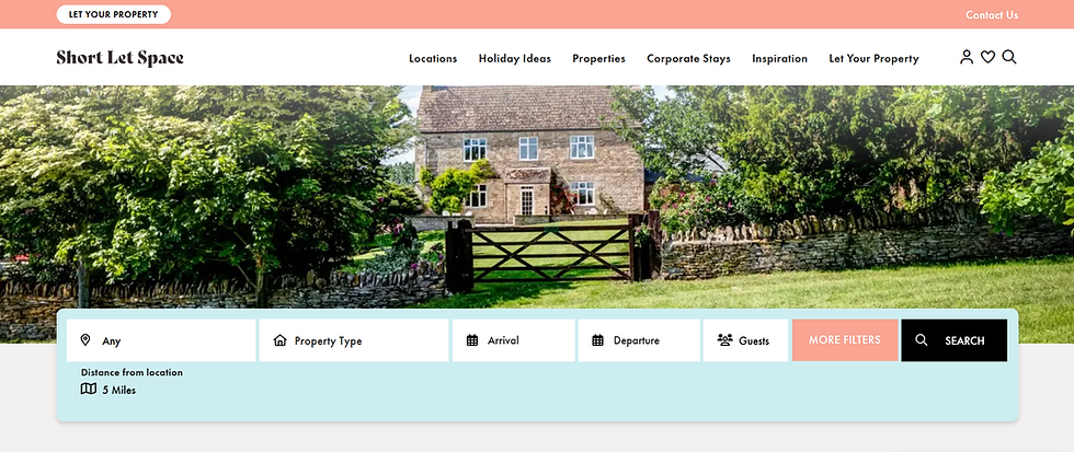 Airbnb Property management Oxford - Short Let Space's Website