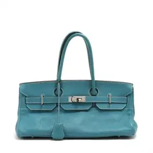 Hermes Shoulder Birkin Togo Blue Jean SilverMetal □I:2005