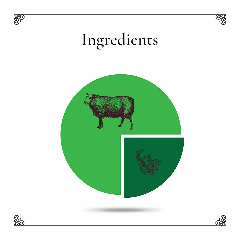 Thumbnail: Louis XIV + Stripes of dried lamb with algae