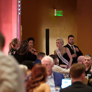 pageant winner, miss Wayne county candidly talking to people
