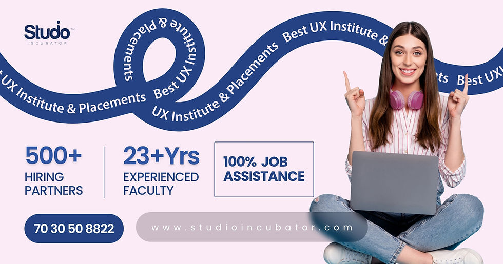 a girl working as a UI UX designer