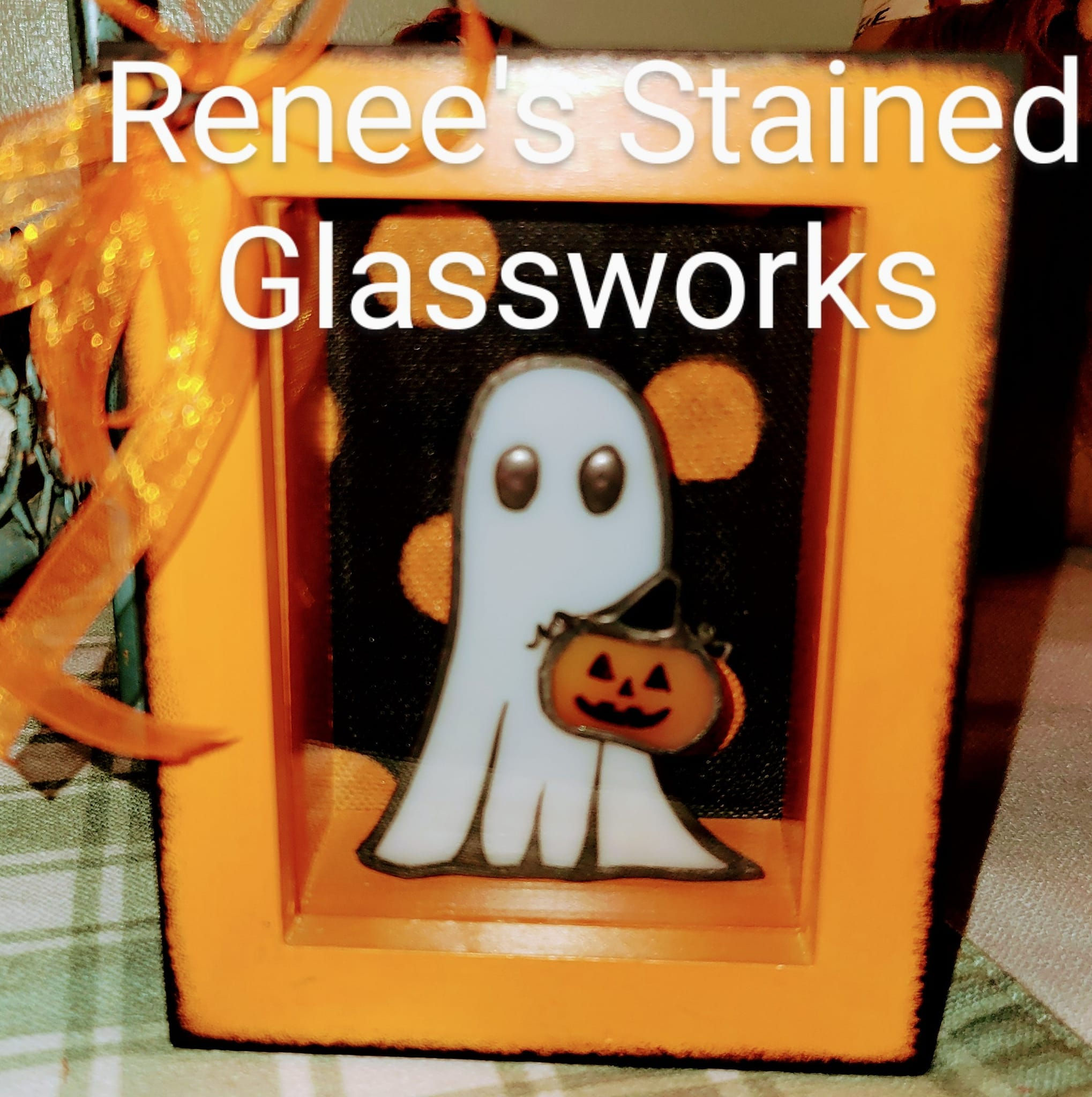 Stained Glass Miniature Ghosts 2 Box Set