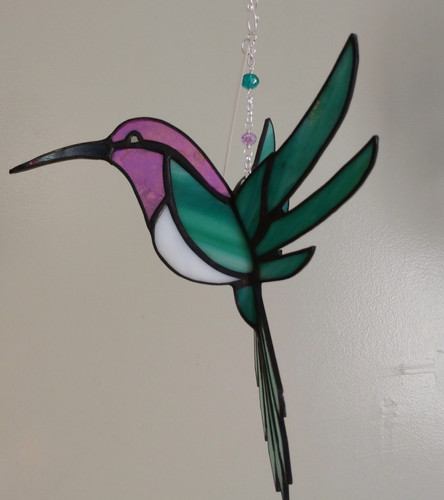 Stained Glass 3D Hummingbird Pattern | Mysite