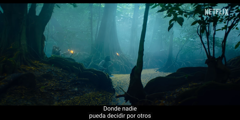 Scene of "100 years of solitude" Netflix series.