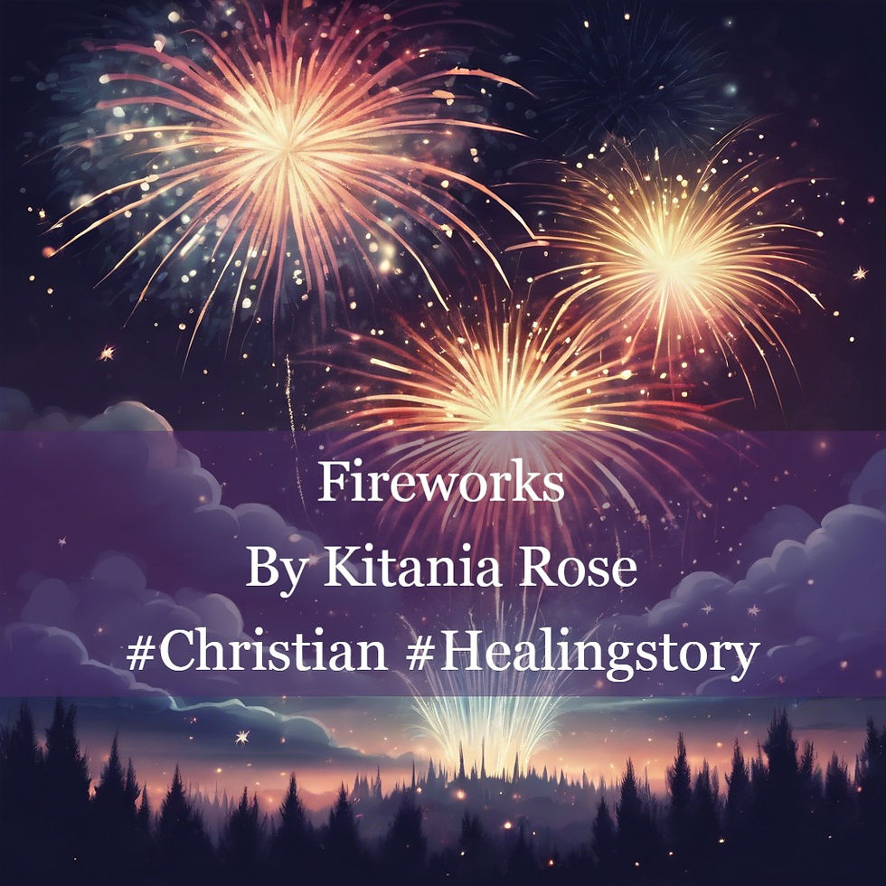 Fireworks in the sky during new year