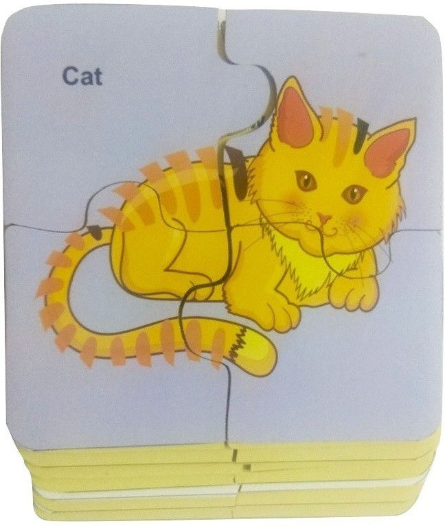 Thumbnail: IJARP Wooden Animals And Birds Jigsaw Puzzle With 4 Piece And 8 Different Puzzl