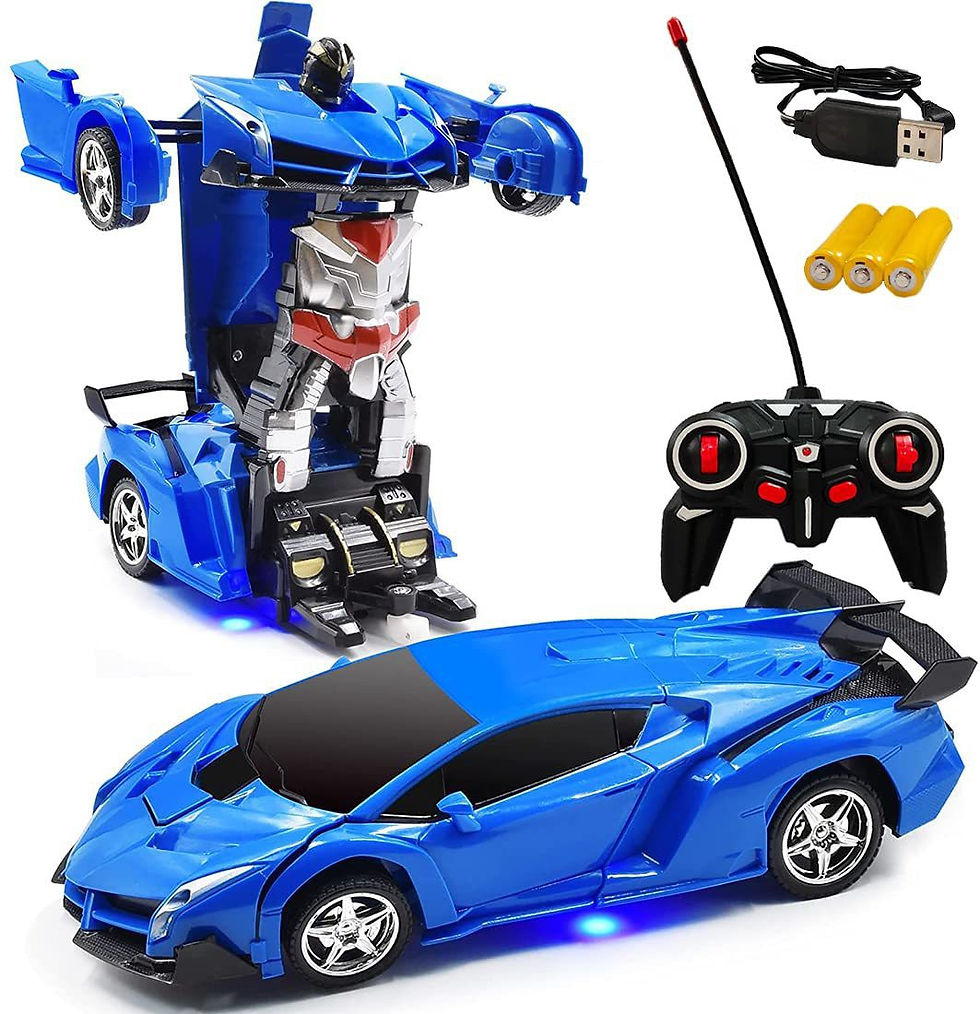 थंबनेल: Wembley Toys Transformer RC Car Robot, Remote Control Car Independent 2.4G Robo
