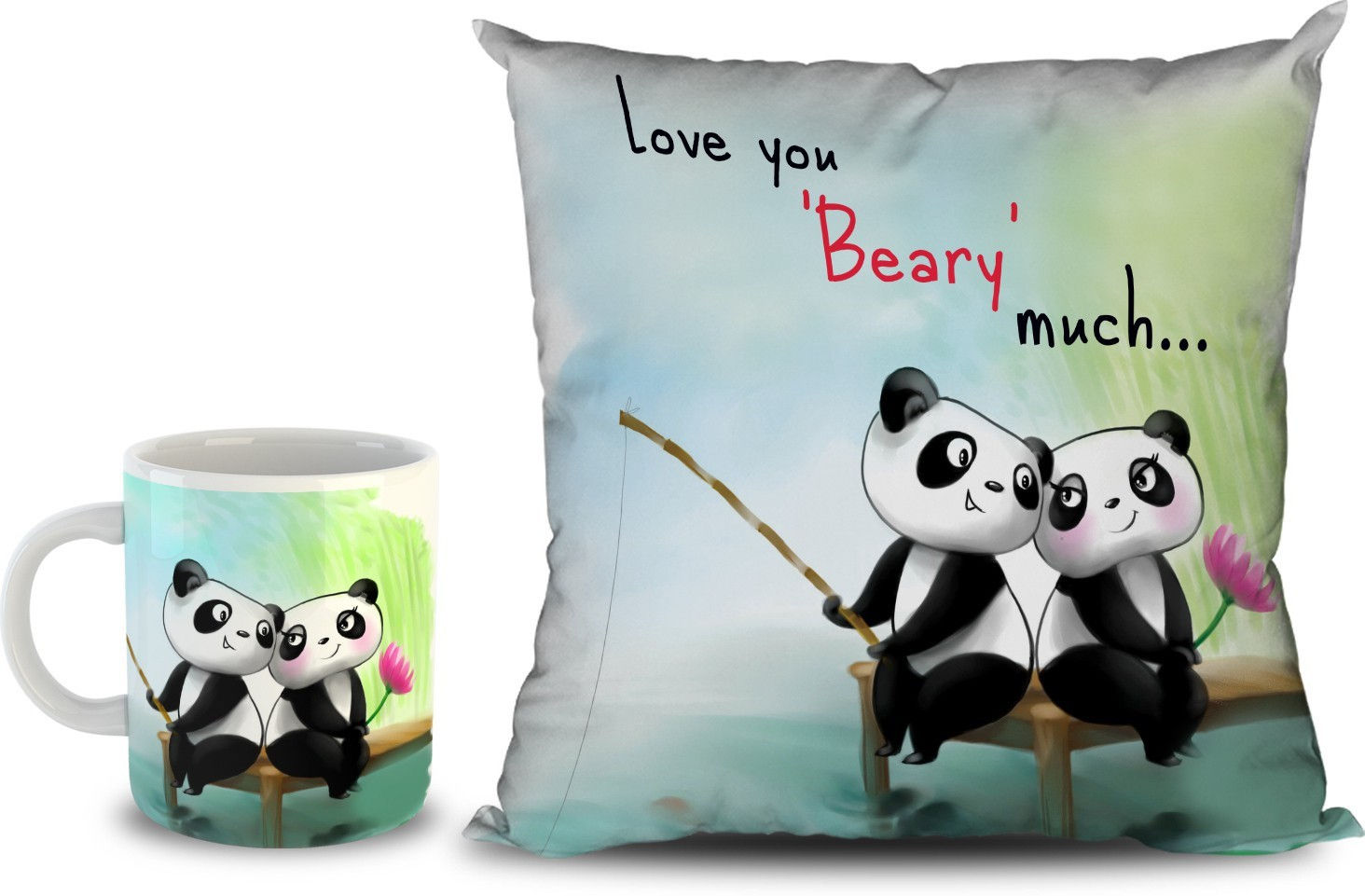 OddClick Cushion, Mug Gift Set