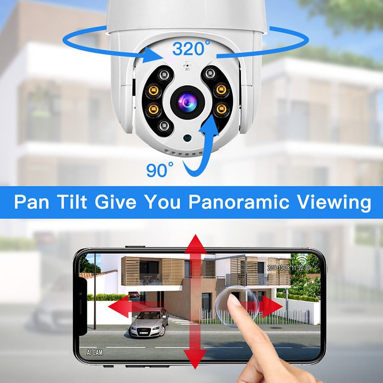 थंबनेल: HD Dome Wifi camera V 380 pro