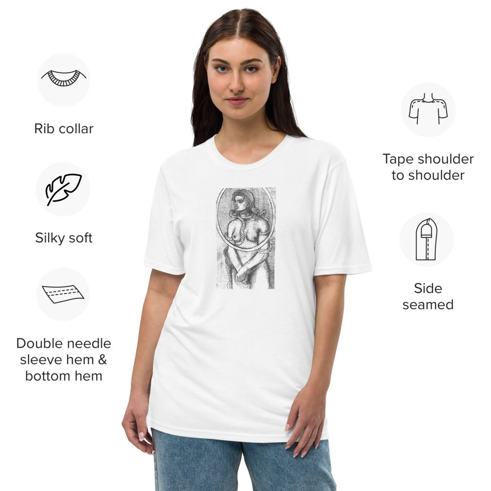 Unisex premium viscose Hemp t-shirt