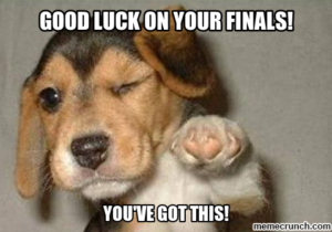 Good Luck On Your Finals!