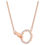 Thumbnail: Swarovski Symbolic necklace Hand, White, Rose-gold tone plated