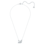 Thumbnail: Dancing Swan necklace Swan, White, Rhodium plated