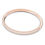 Thumbnail: Stone bangle White, Rose-gold tone plated