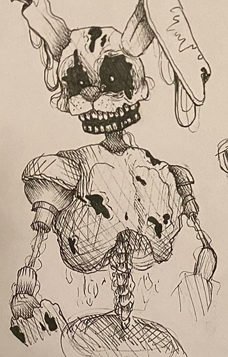 springtrap half body paper sketch.JPEG