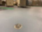 UPC industrial floor with drain
