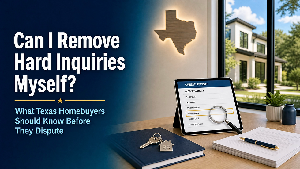 Can I Remove Hard Inquiries Myself Without Paying a Credit Repair Company?