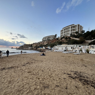 Malta zatoka, plaża