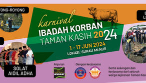Karnival Ibadah Korban Taman Kasih 2024