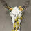 Thumbnail: Barbed Wire Antlers Central MT Brands Flower Skull