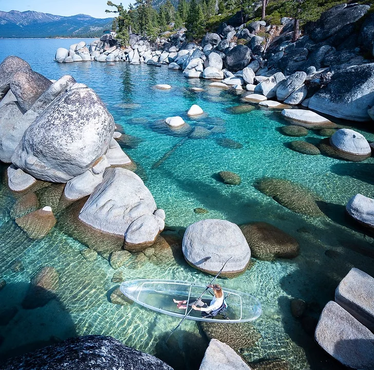 Gift of the Clear Kayak/SUP Adventure in Lake Tahoe