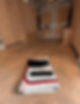 An empty van interior with a waterproof parcel bag
