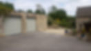 Modern home with 2 garage doors