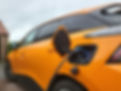 EV charging system on a car