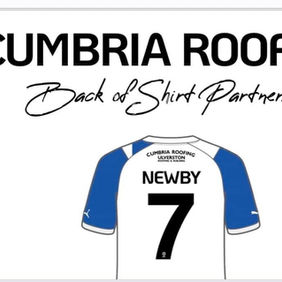 Cumbria Roofing shirt partnership
