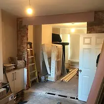 Renovation in progress interior