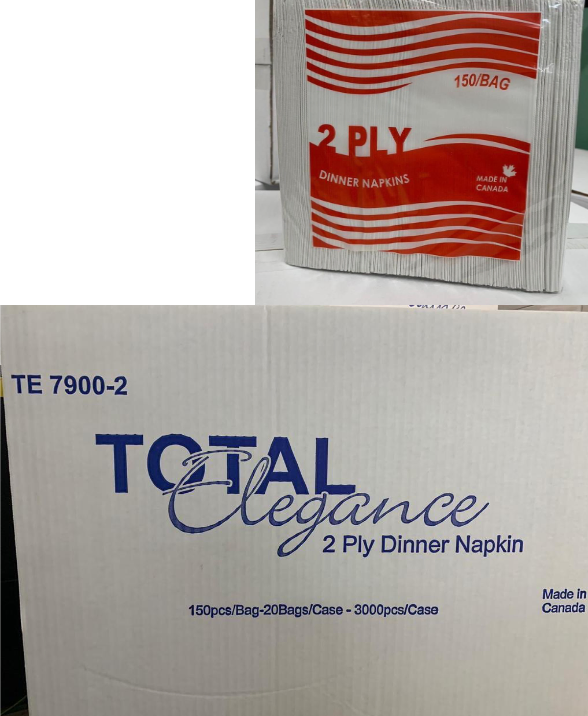 TOTAL ELEGANCE 2 PLY DINNER NAPKIN