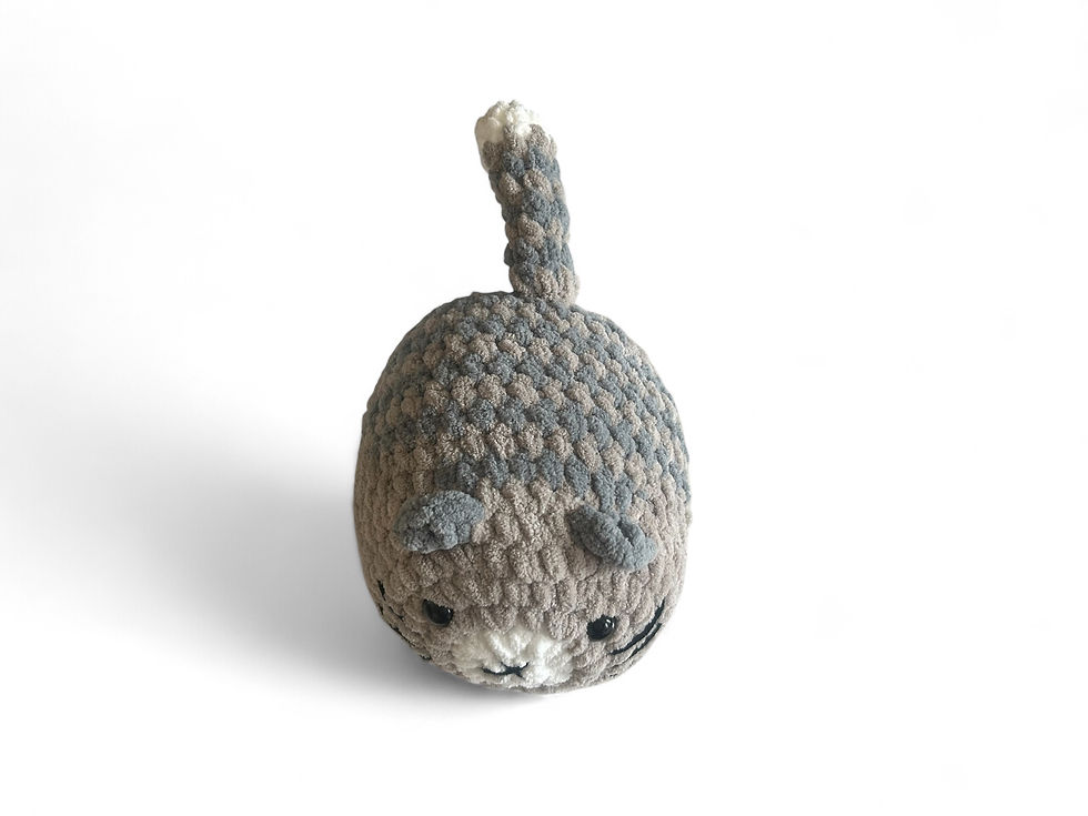 Thumbnail: Loaf Gray Cat Plushie 
