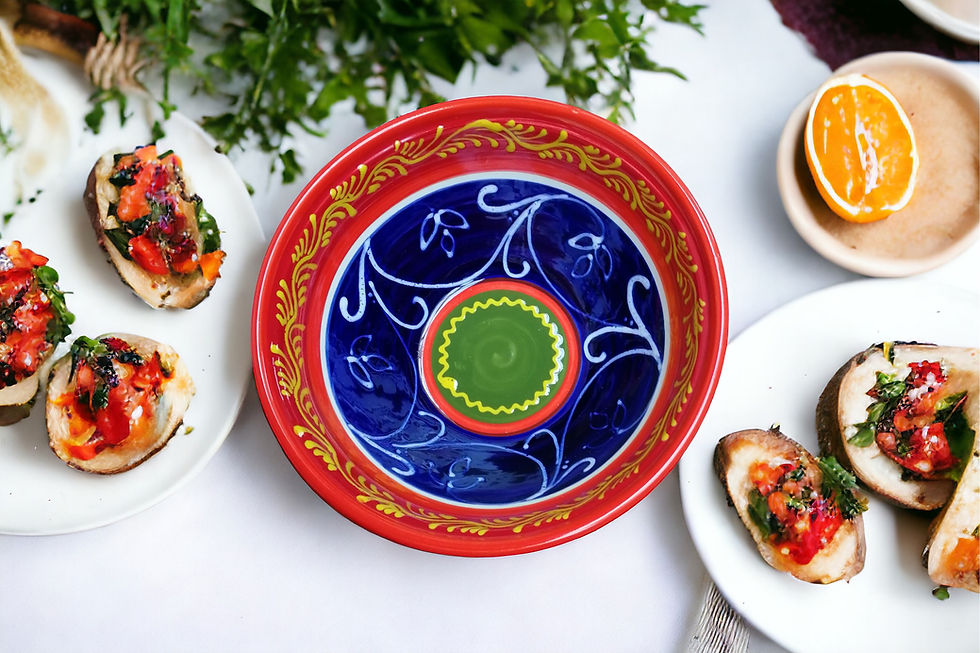 Thumbnail: Large Round Serving Bowl