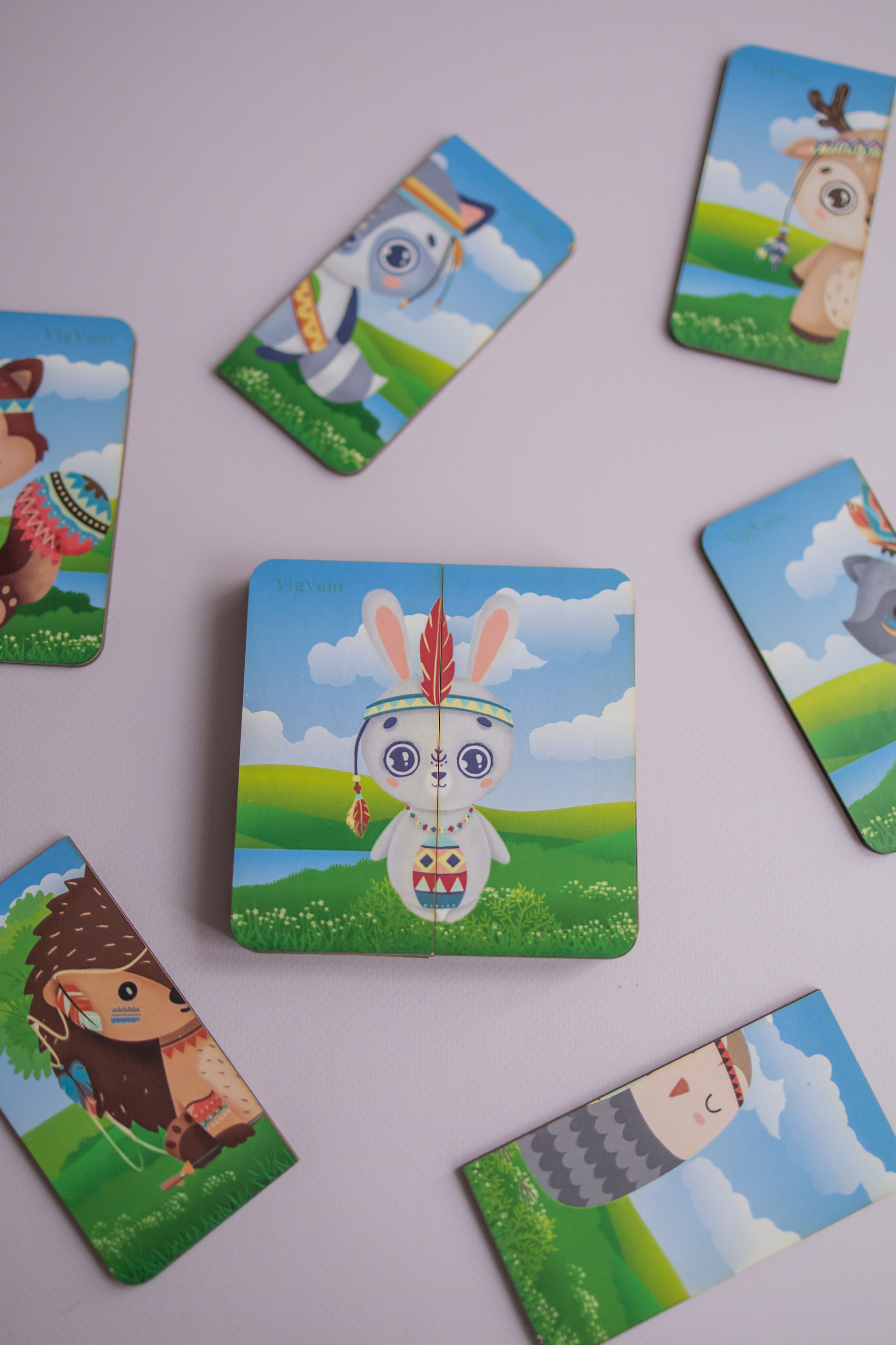 Половинки Звірі Бохо. Матеріали для роботи логопеда / дефектолога