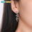 Thumbnail: Butterfly Lab Grown Diamond Drop Earrings