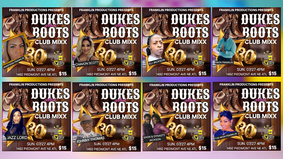 The Franklin Productions 30th Anniversary Weekend FINALE