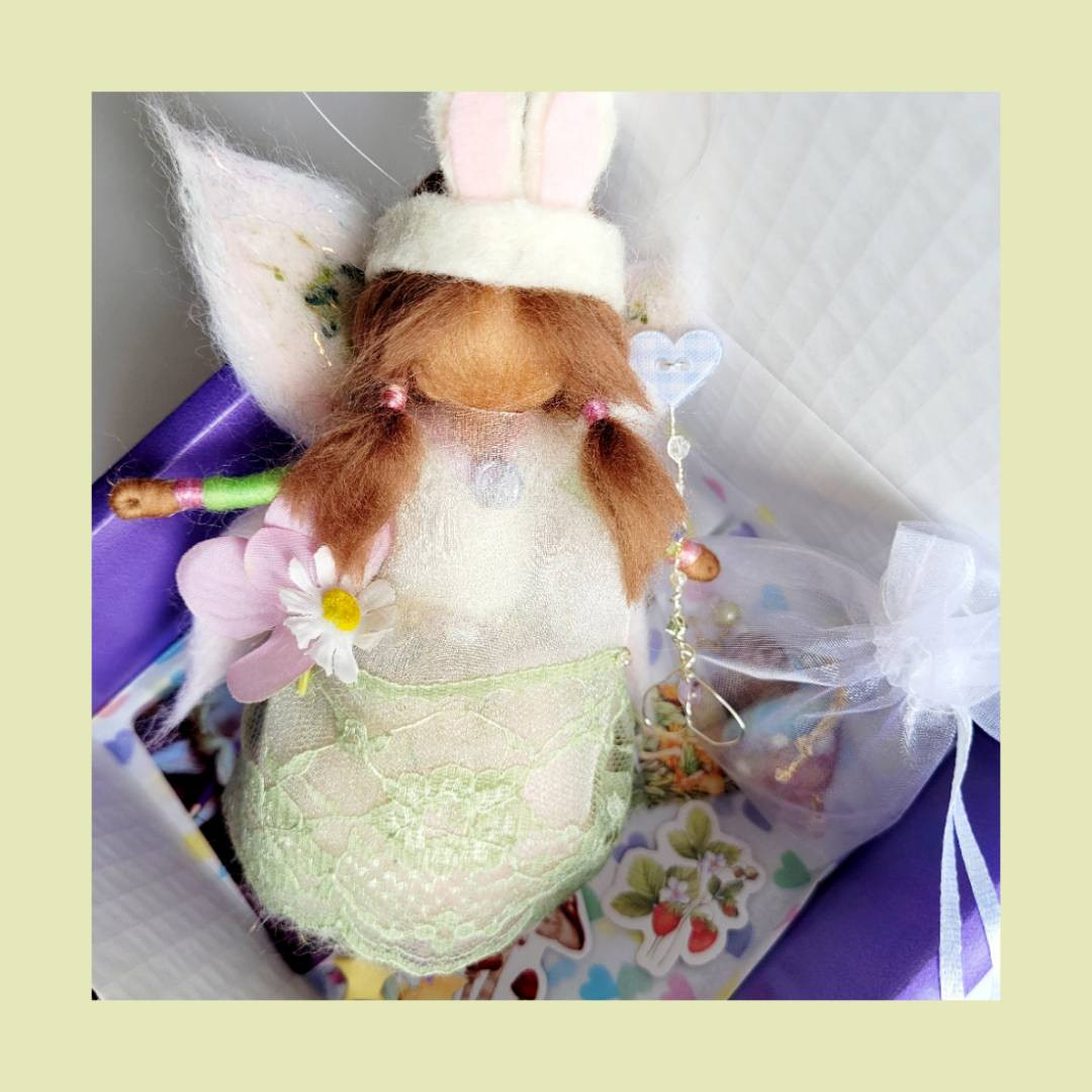 Spring Fairy with Sweet Bunny Ears
