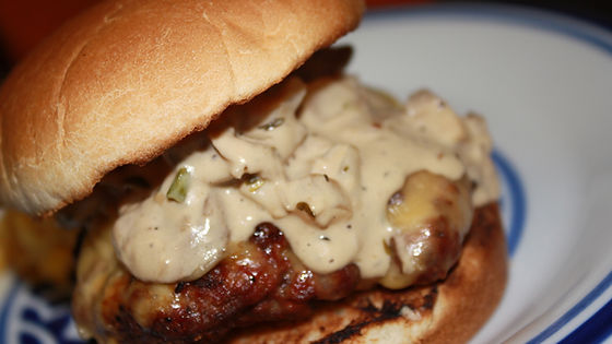 Angus Beef & Mushroom Burger