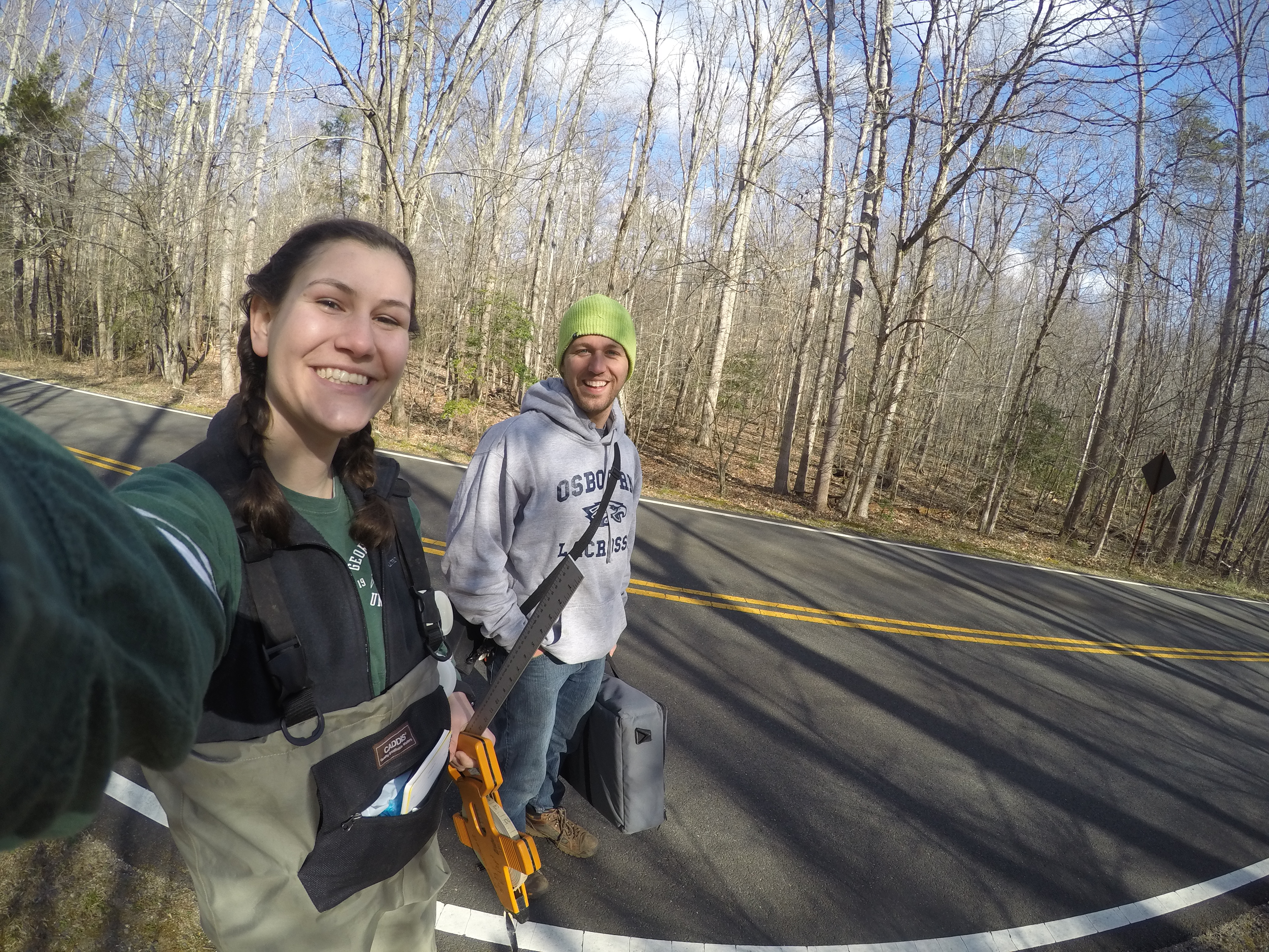 First eDNA sampling day