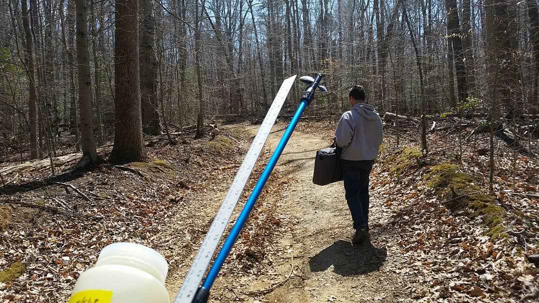 First eDNA sampling day