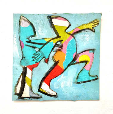 Collage, 18 x 18cm, 95,-