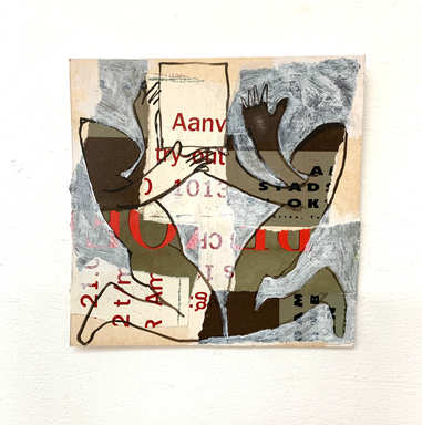 Collage, 18 x 18cm, 75,-