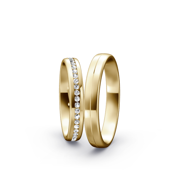 Miniaturbild: Trauringe TL9969 - Gelbgold (Poliert) | Eheringe aus Gold