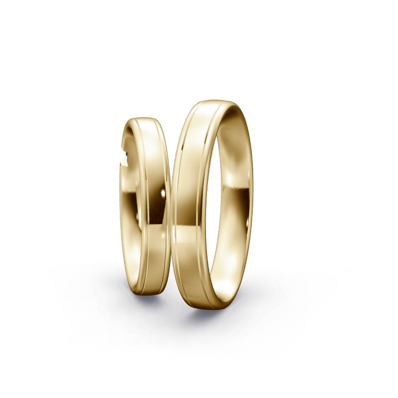 Miniaturbild: Trauringe TL9987 - Gelbgold (Poliert) | Eheringe aus Gold