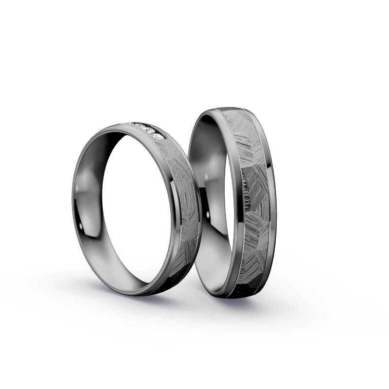 Miniaturbild: Trauringe TL7584 - Tantal (Poliert / Fels) | 999er Tantal Ring