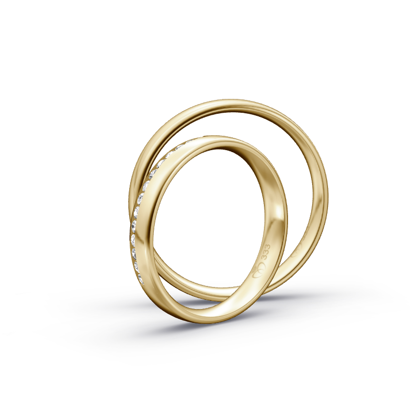Miniaturbild: Trauringe TL2702 - Gelbgold (Poliert) | Eheringe aus Gold