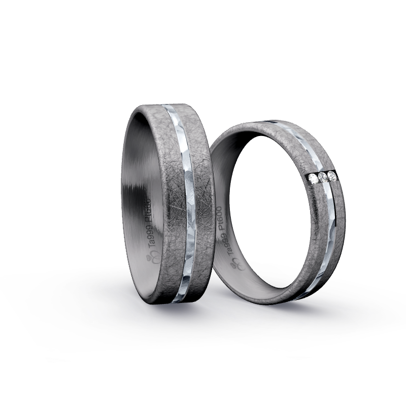 Miniaturbild: Trauringe TL1760 - Tantal/Platin