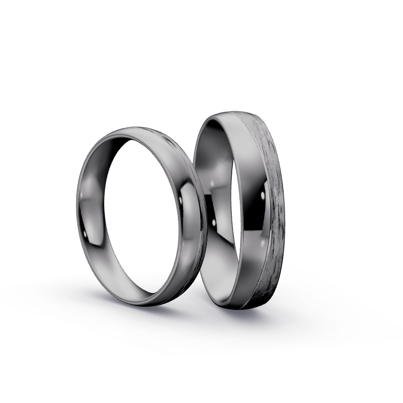 Miniaturbild: Trauringe TL3366 - Tantal (Wasserfall / Poliert) | 999er Tantal Ring